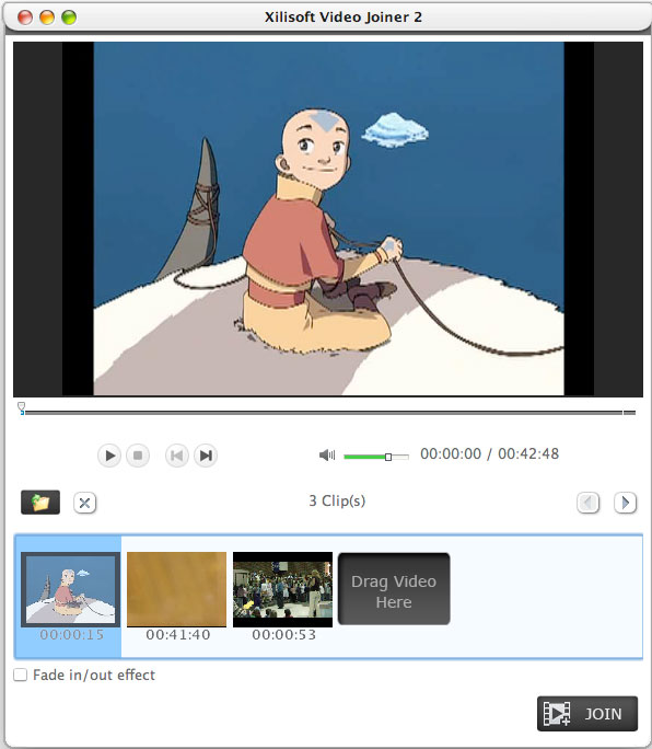 Unir Video Mac - Screenshot
