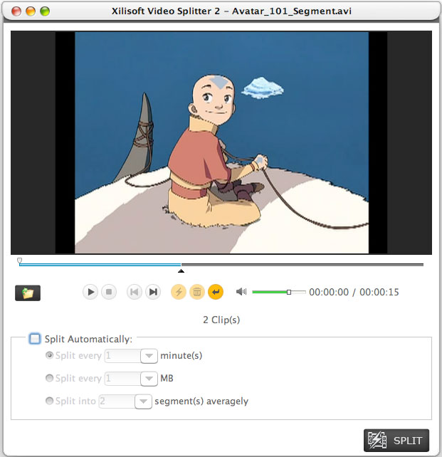 Dividir Video Mac - Screenshot